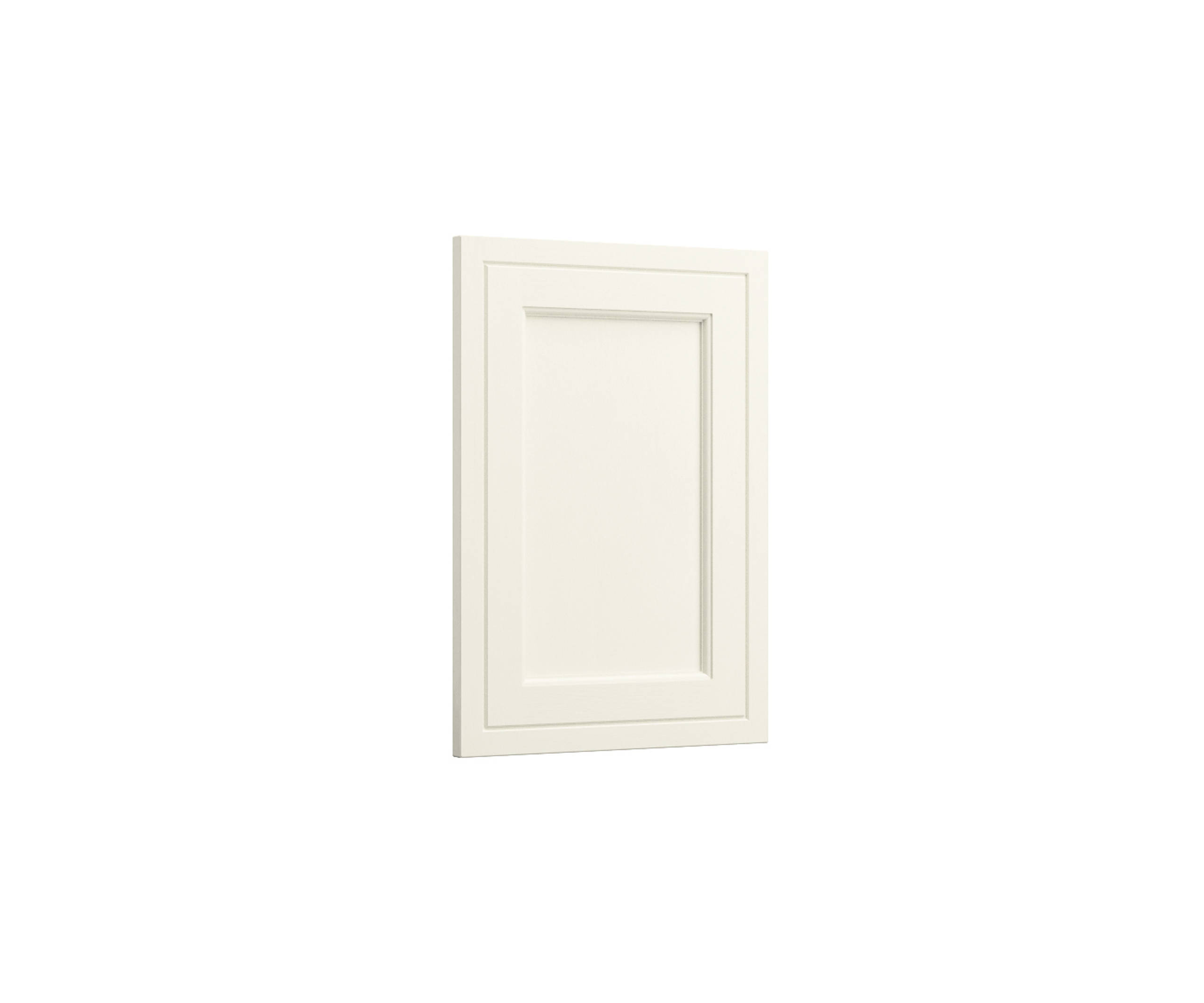 Bewdley Shaker frontal in shade Fresh Linen.