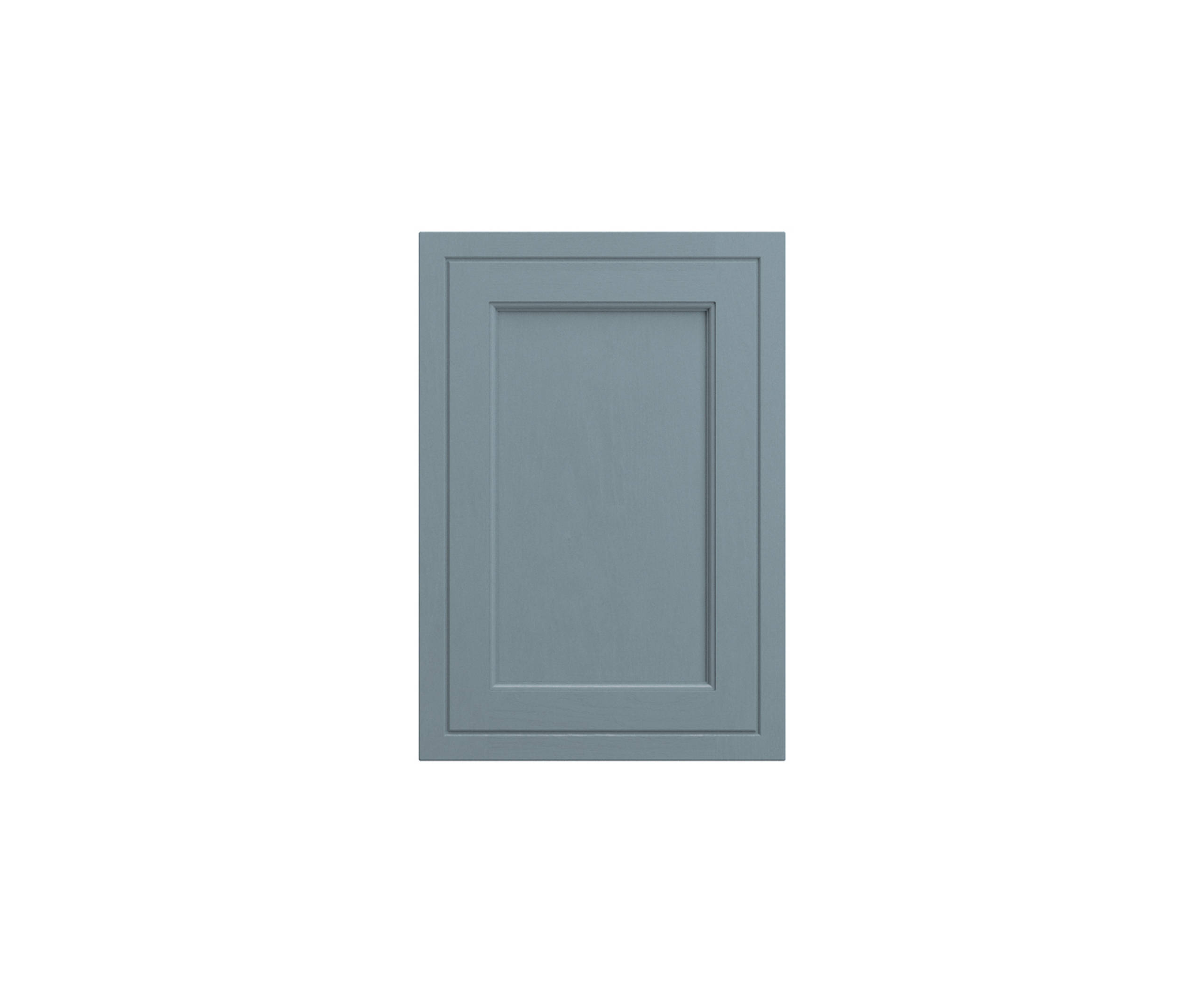 Bewdley Shaker frontal in shade Portland Blue.