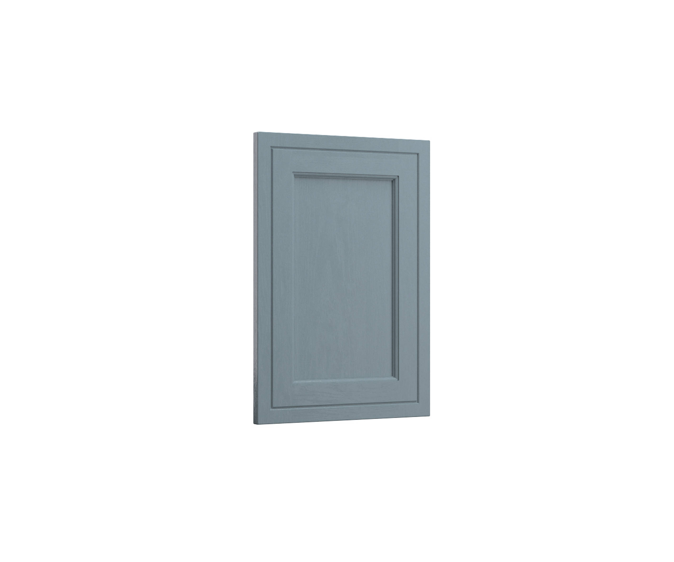 Bewdley Shaker frontal in shade Portland Blue.