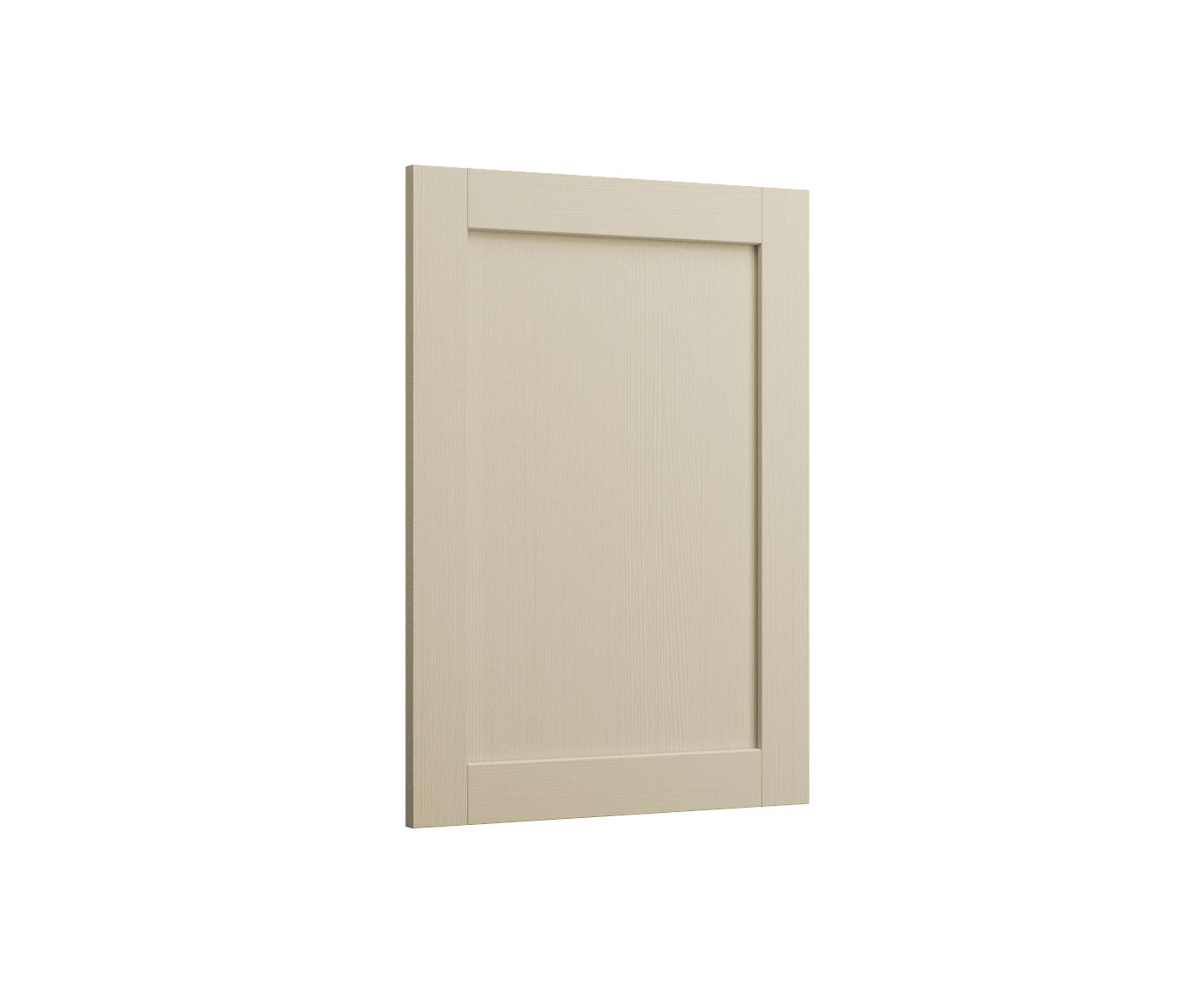 Shaker Ambleside frontal with sleek and modern frame width in the neutral beige shade Sand