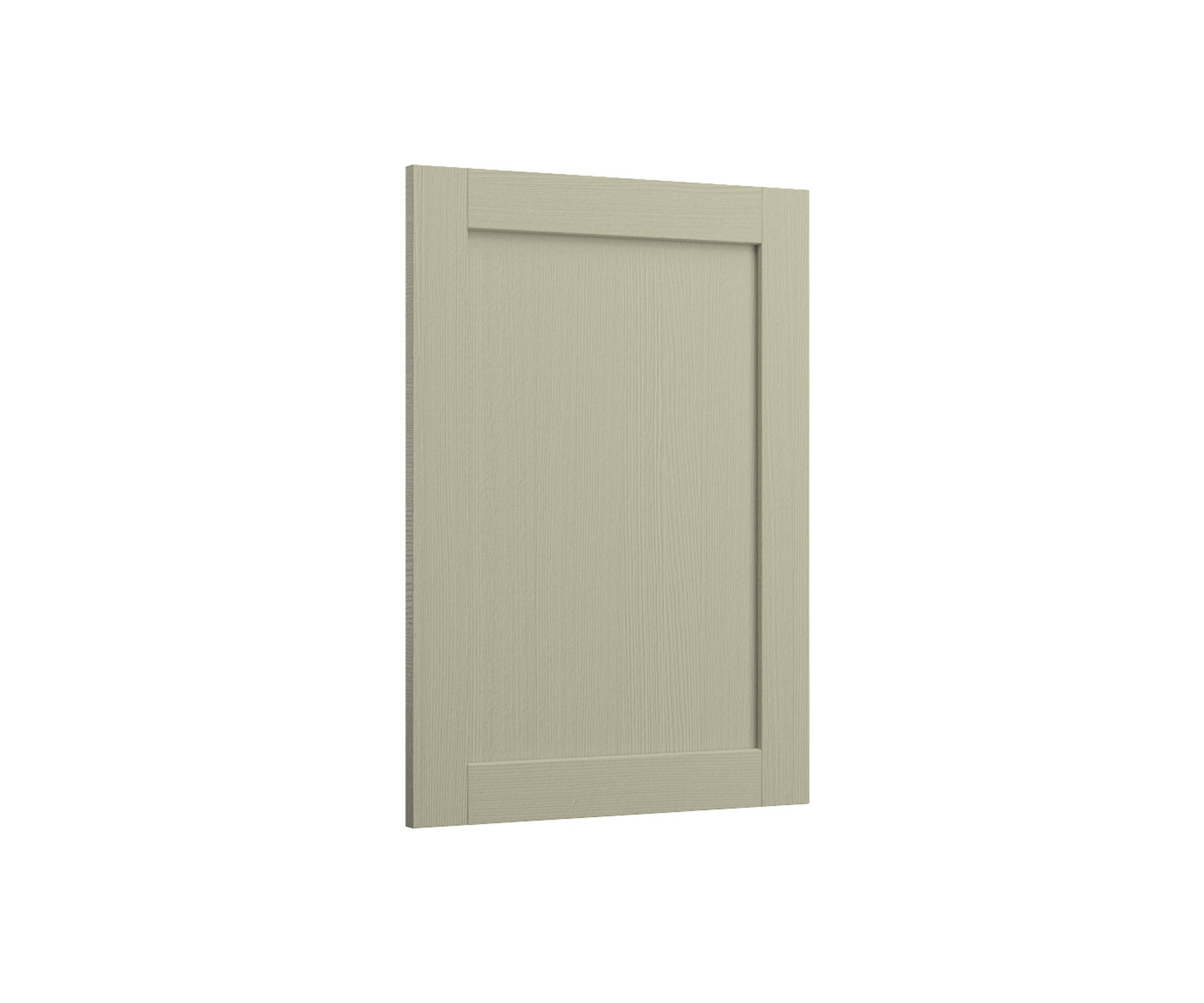 Shaker Ambleside frontal with sleek and modern frame width in the neutral shade Meadow