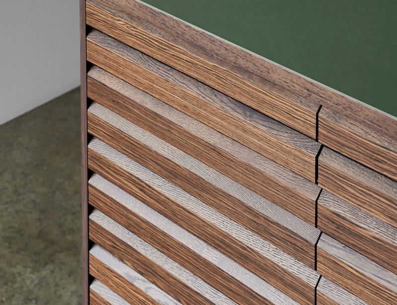 Bordplade linoleum oliven grøn ikon