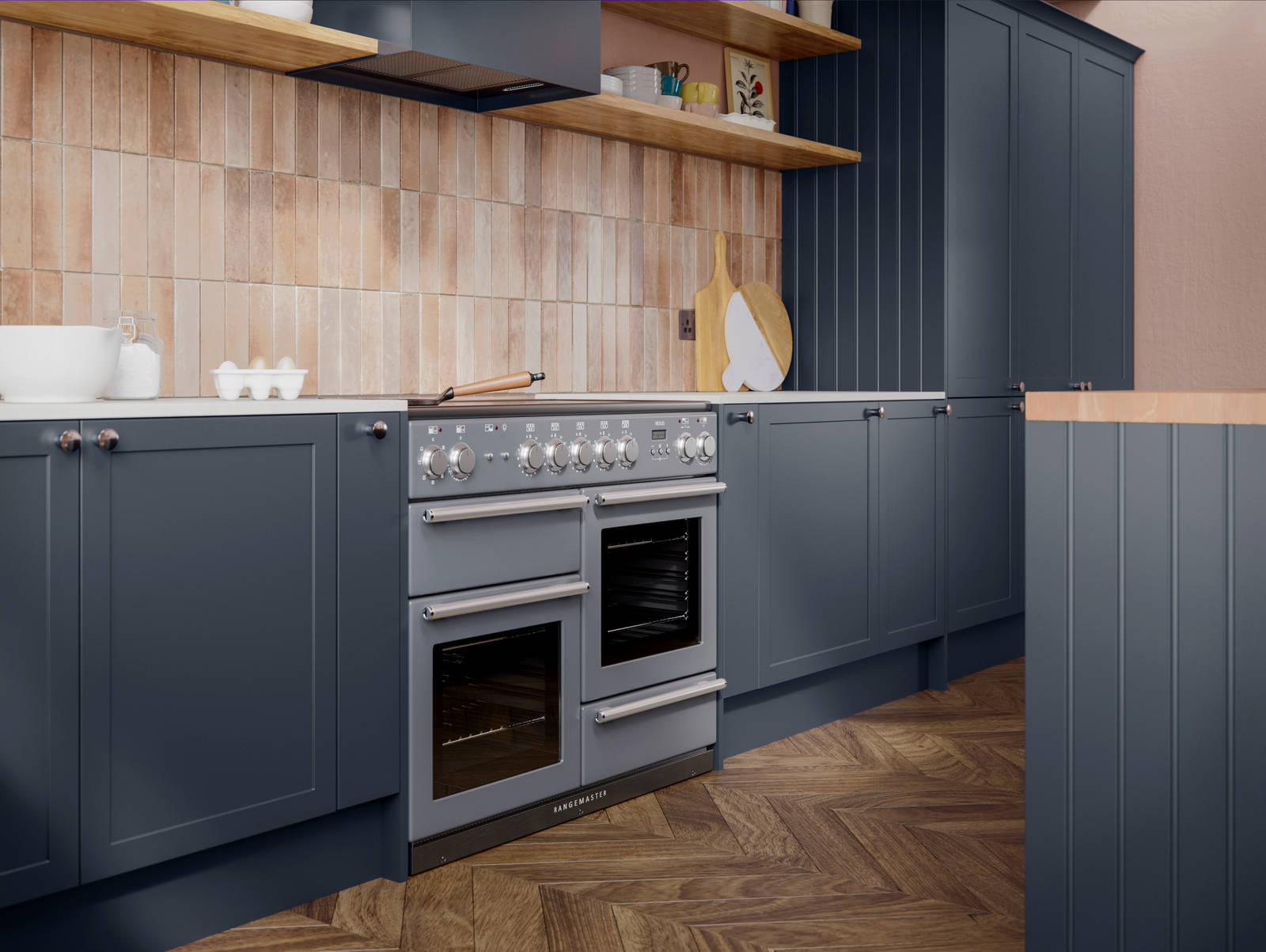 Dunham kitchen by Magnet. Smooth matt finish traditional or modern style available in over 20 colours.