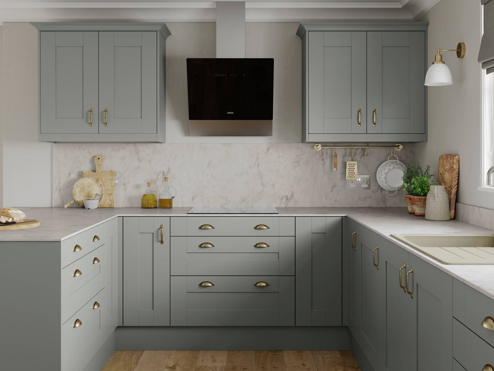 Tatton Kitchen by Magnet. A beautiful easy to use kitchen with traditional features with stylish modern touches.
