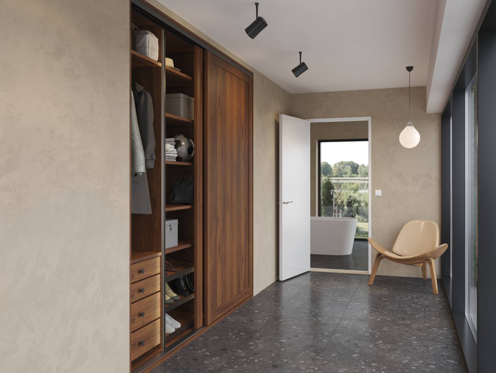 Skydedør modell Invita 2