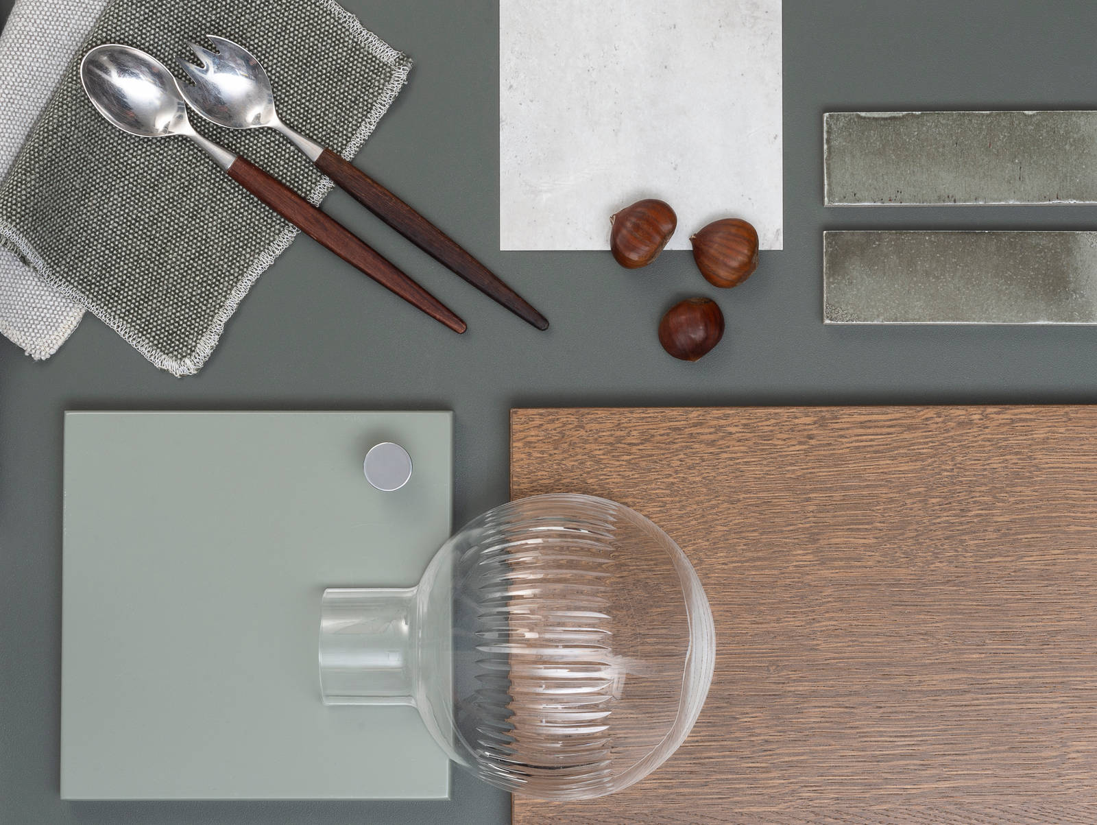 Norema Moodboard Design Akse  areal grønn moodboard