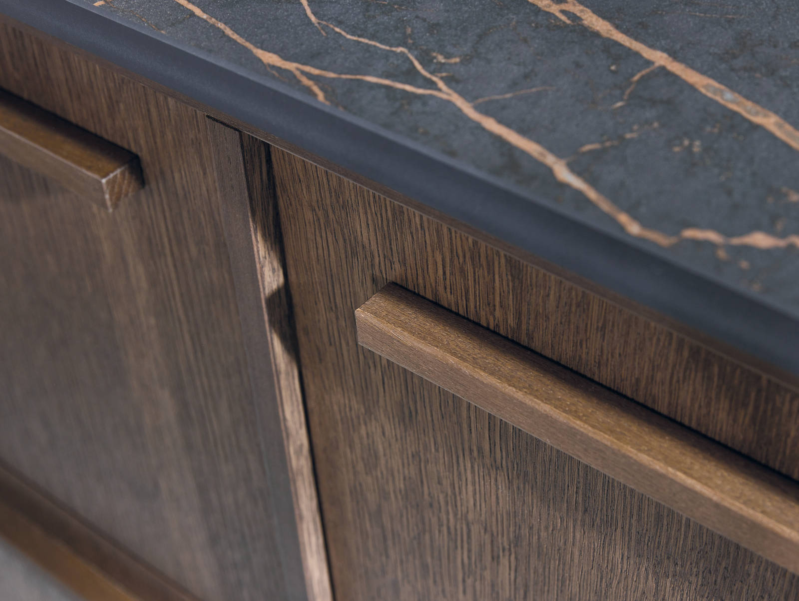 Close-up of Nordic nature cabinetry