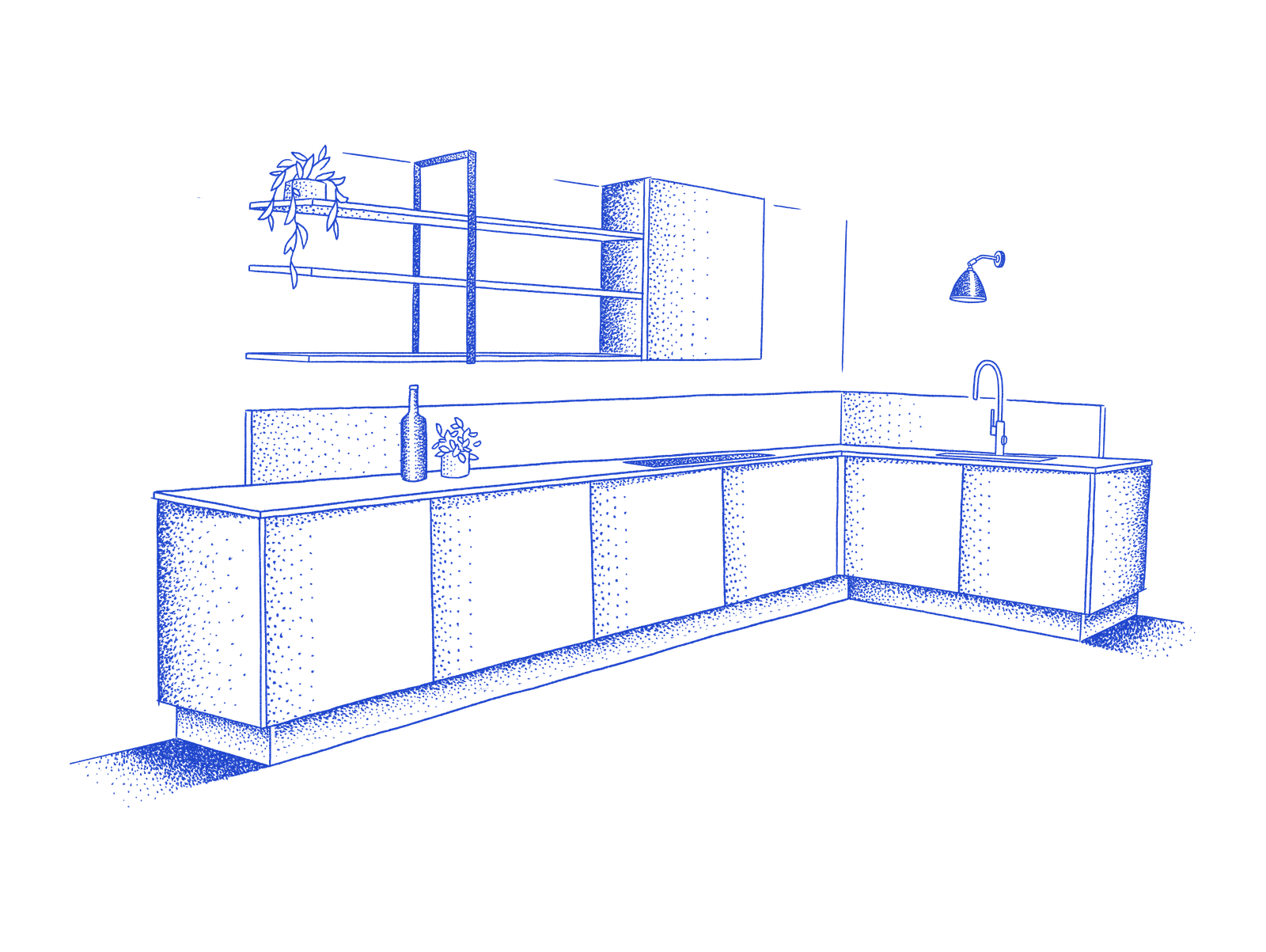 Mellomstort kjøkken