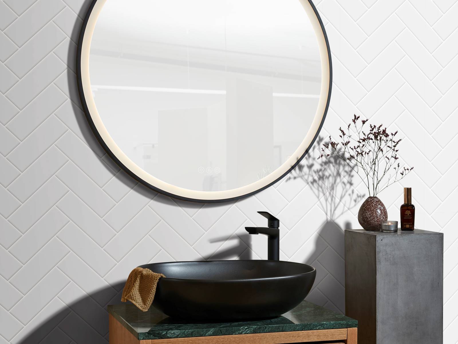 Cassøe sort badarmatur