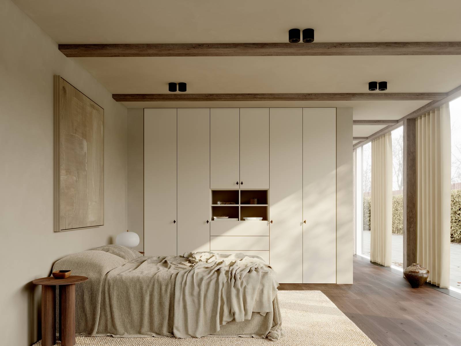 Oppdag garderobeløsninger som er skreddersydd for ditt hjem – med høyder opp til 275 cm for maksimal oppbevaringsplass og et luftig, tidløst utseende. Våre skreddersydde garderober med hengslede dører kombinerer funksjonalitet og skandinavisk eleganse på en naturlig måte.Oppdag garderobeløsninger som er skreddersydd for ditt hjem – med høyder opp til 275 cm for maksimal oppbevaringsplass og et luftig, tidløst utseende. Våre skreddersydde garderober med hengslede dører kombinerer funksjonalitet og skandinavisk eleganse på en naturlig måte.