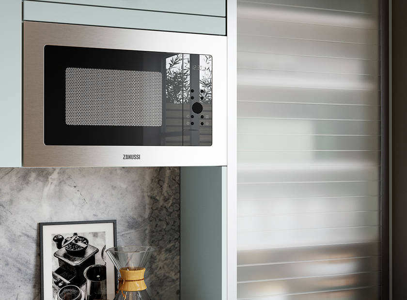 Soho from Magnet. Bold slab doors style this premium contemporary kitchen design available in 20 colours.