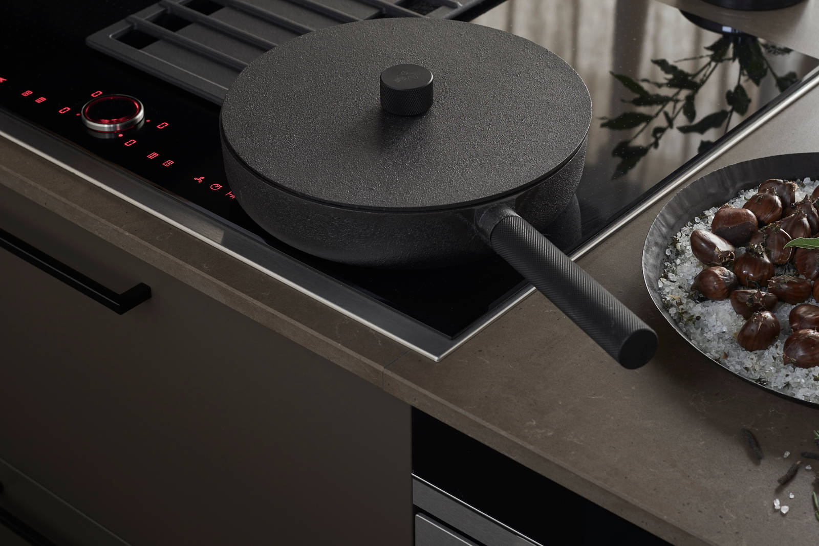 Marbodal - Köksö med induktionshäll med fläkt