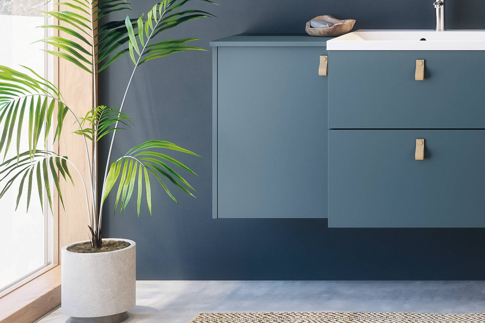 Slett overflate på innredningen gir deg et bad med den delikate følelsen av hygiene og renhet. Modellen kan males i alle standard farger, du kan også blande din egen farge mot et pristillegg.