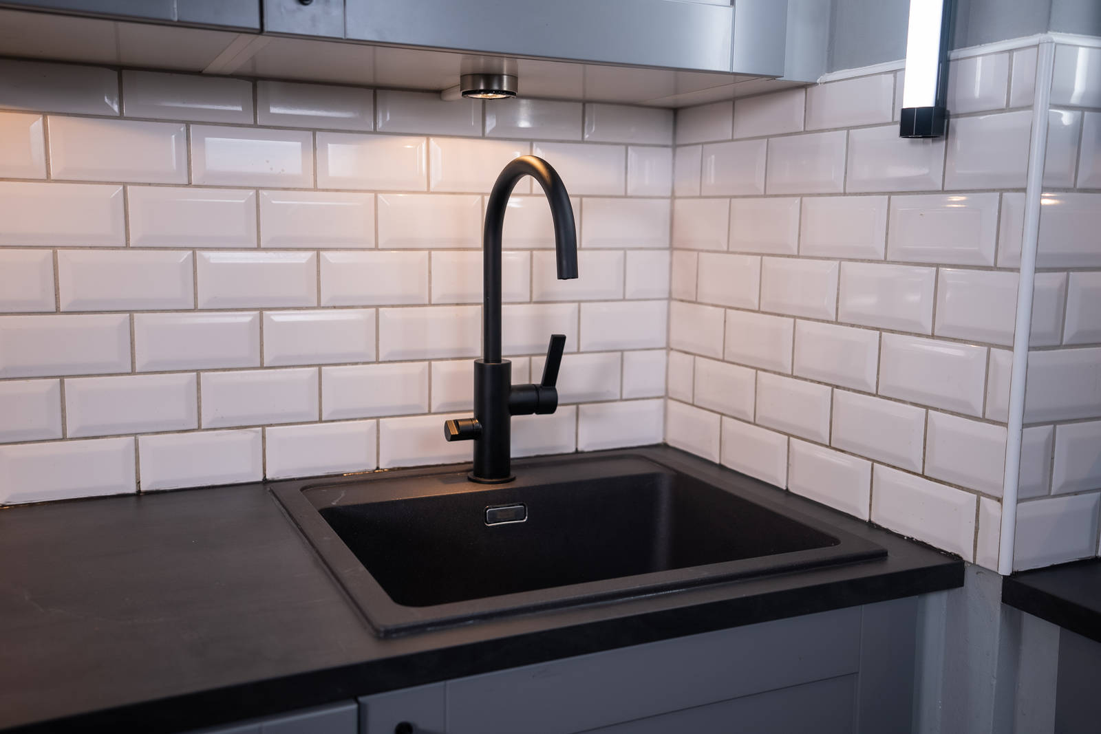 Även blandaren Tapwell i mattsvart lyfte köket till en helt ny nivå.