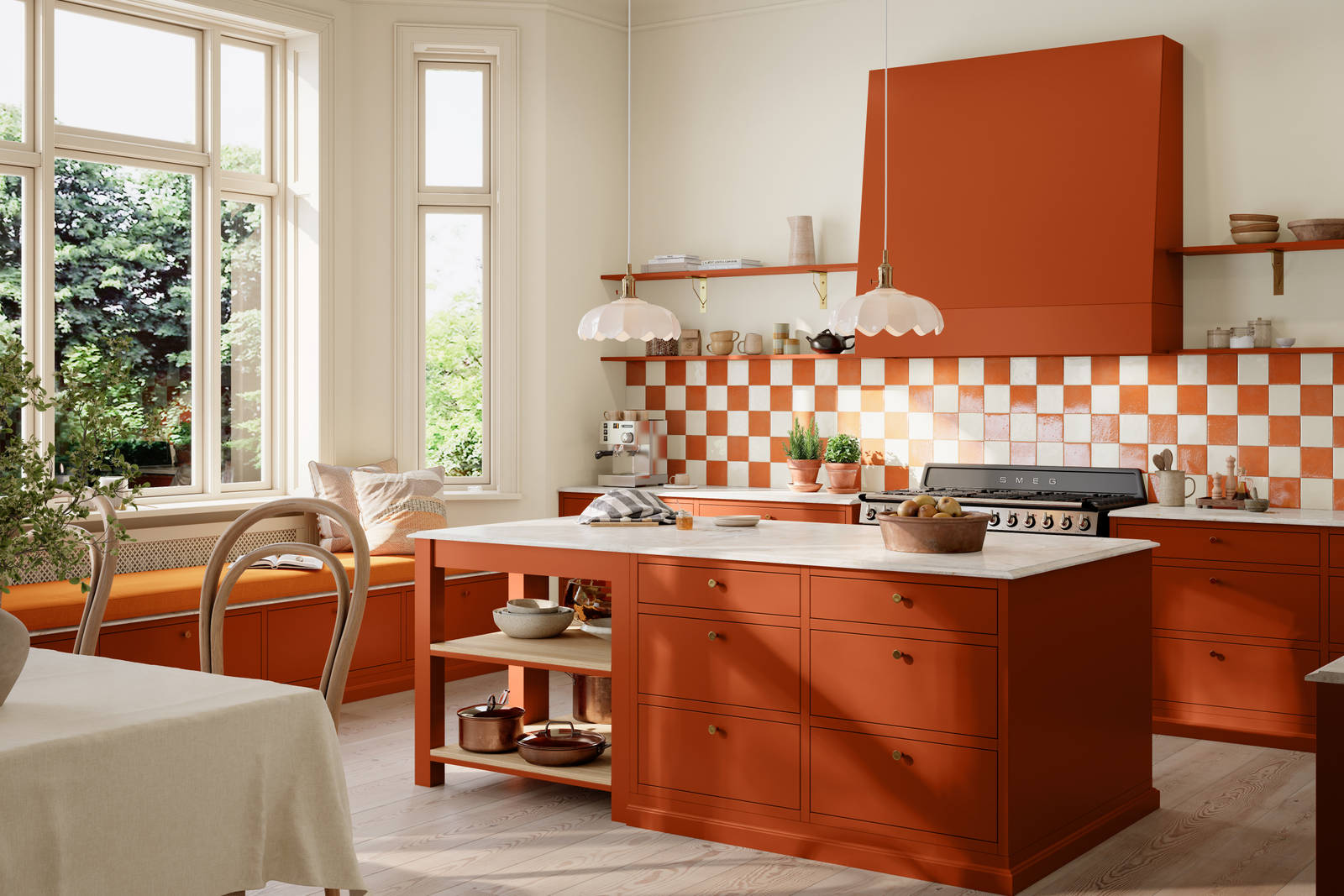 Sammen med Dagny Thurmann-Moe og Koi Fargestudio har vi utviklet seks nye jubileumsfarger som passer perfekt på et kjøkken.