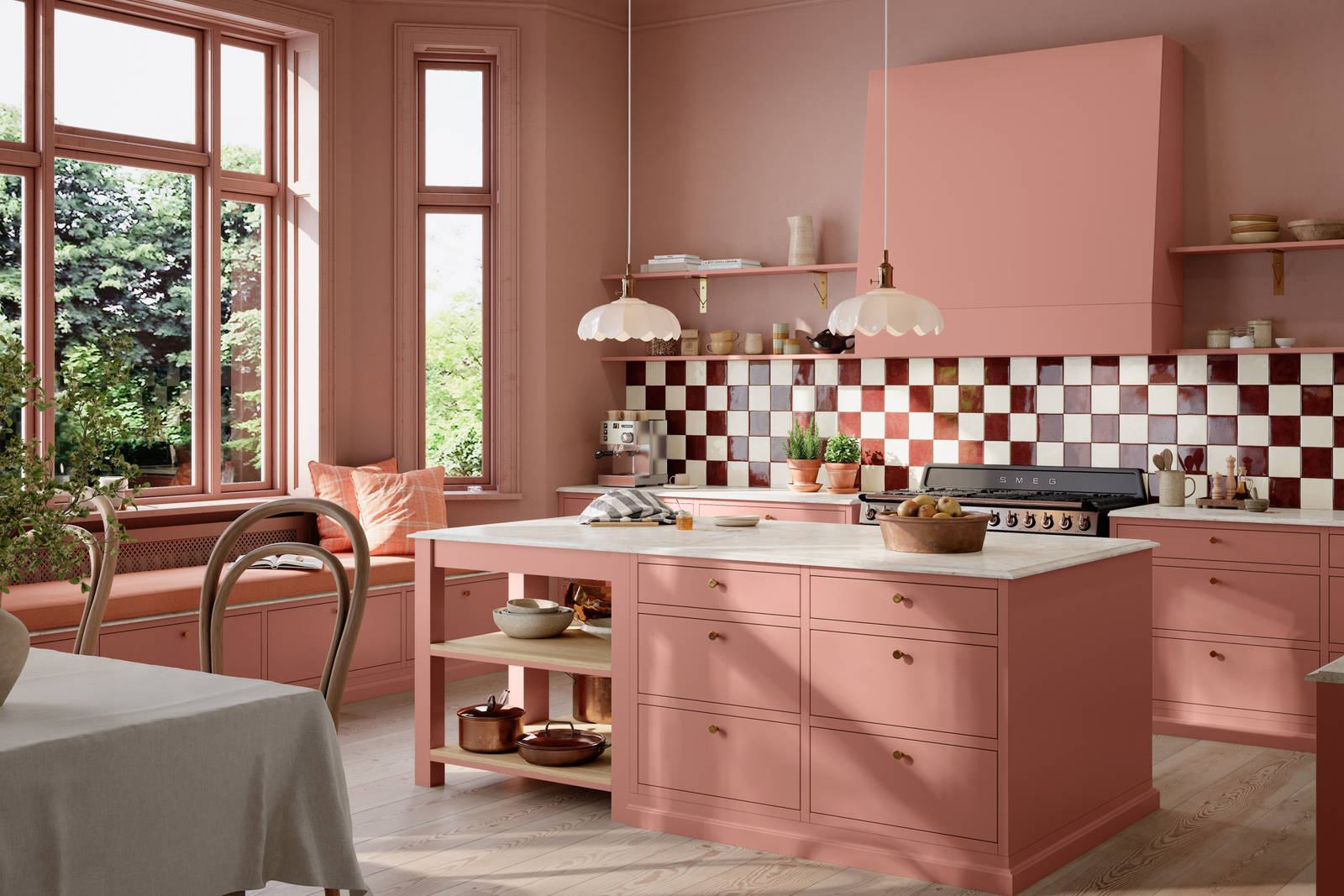 Sammen med Dagny Thurmann-Moe og Koi Fargestudio har vi utviklet seks nye jubileumsfarger som passer perfekt på et kjøkken.