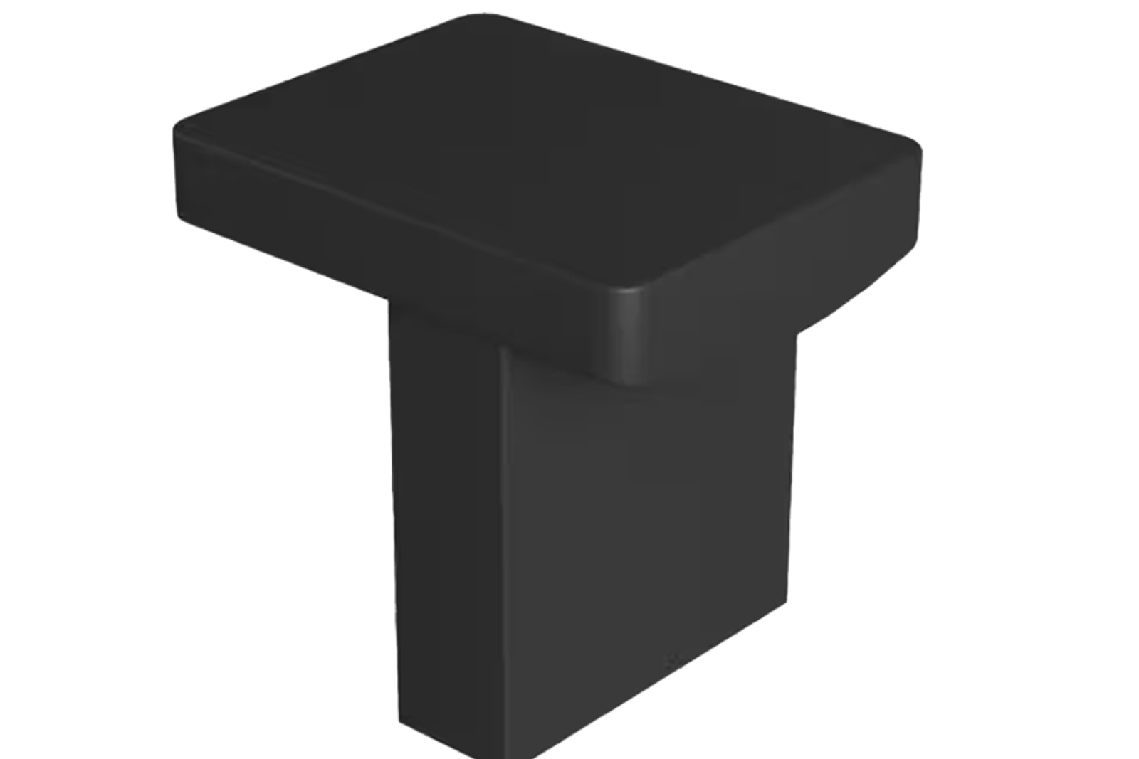 Elegant knott i sort som passer både det moderne og klassiske kjøkken.