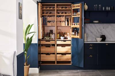 Dunham kitchen by Magnet. Smooth matt finish traditional or modern style available in over 20 colours.