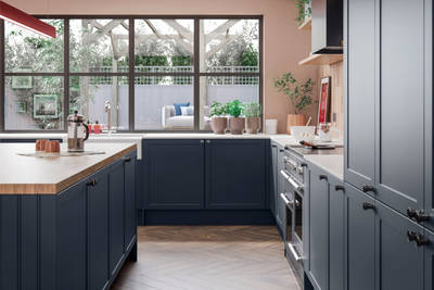 Dunham kitchen by Magnet. Smooth matt finish traditional or modern style available in over 20 colours.