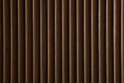 Close-up of fluted wood front in Magnet's kitchen Nordic Nature