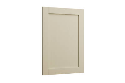 Shaker Ambleside frontal with sleek and modern frame width in the neutral beige shade Sand