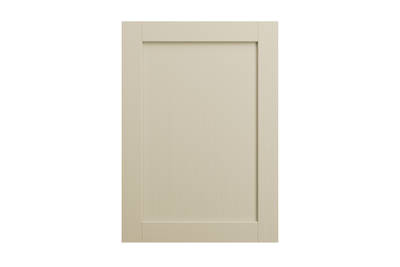 Shaker Ambleside frontal with sleek and modern frame width in the neutral beige shade Sand