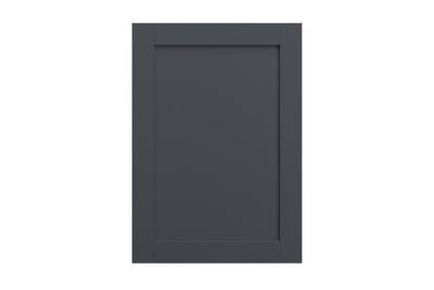 Shaker Ambleside frontal with sleek and modern frame width in the dark shade Lake