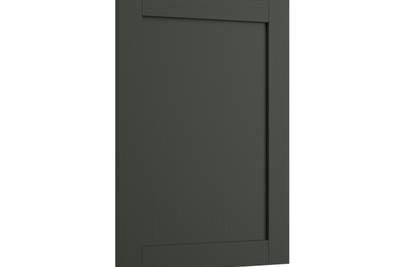 Shaker Ambleside frontal with sleek and modern frame width in the dark green shade Fern