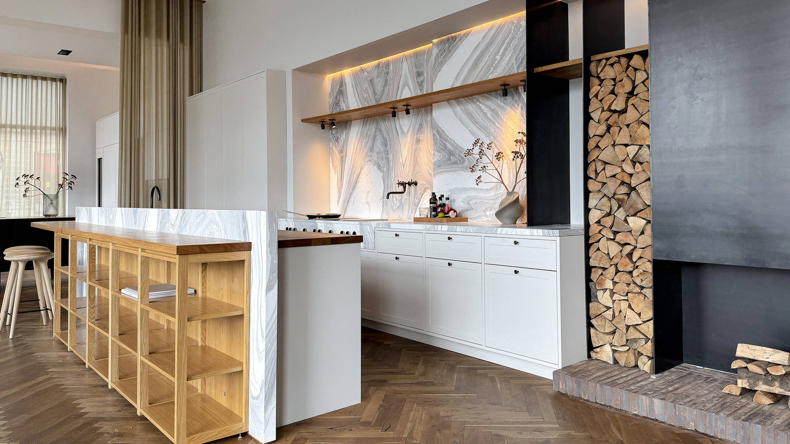 uno form Shaker køkken i den nye farve - Cream White