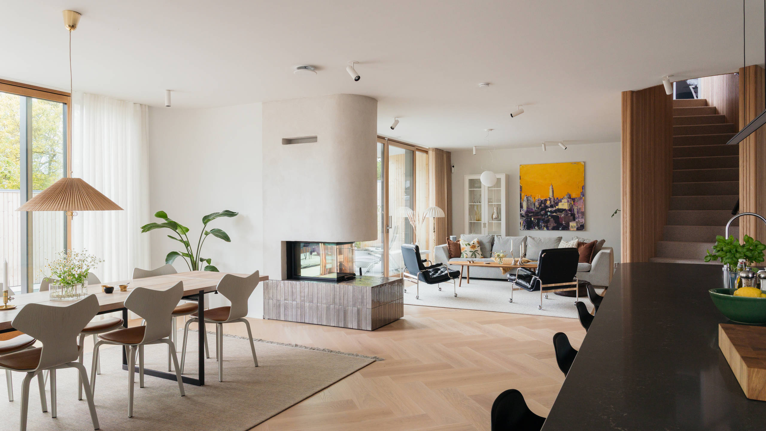 Evening meals are often the common gathering point in the blended family.