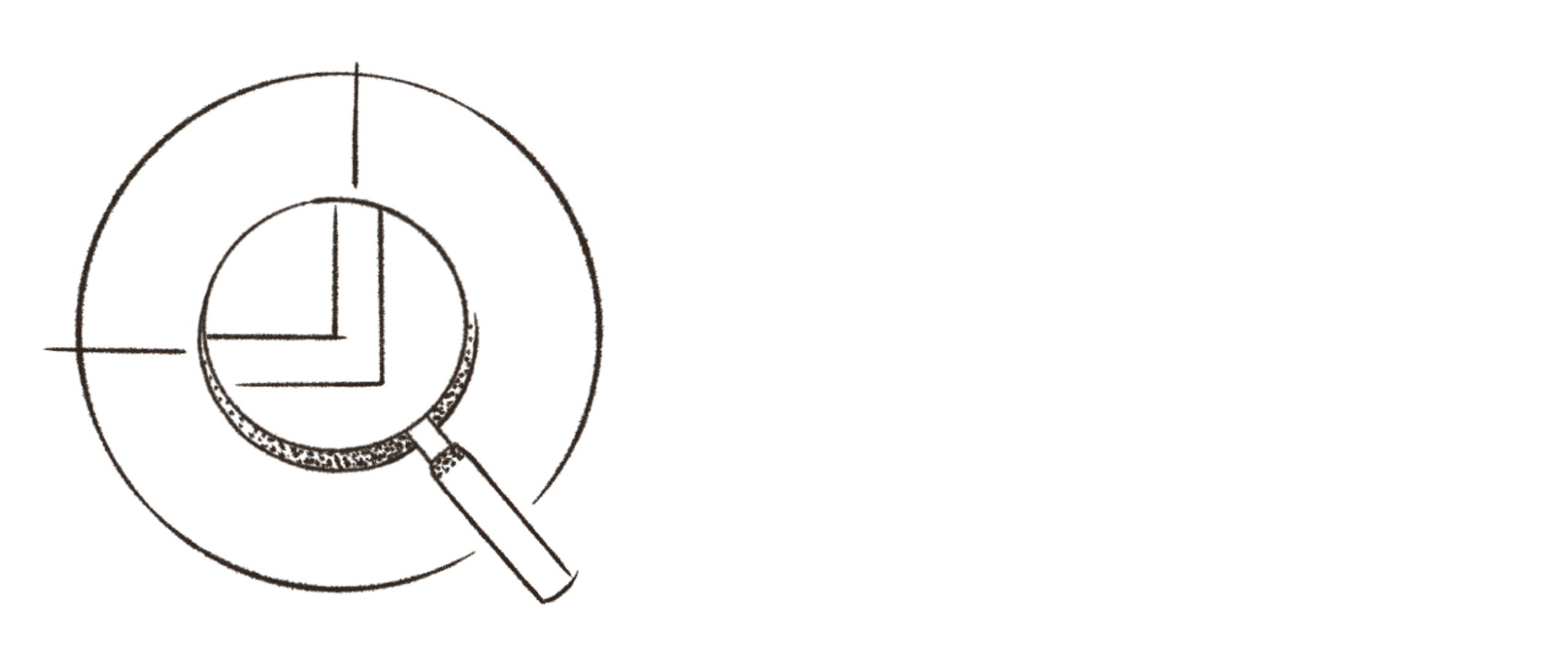 Illustration of magnifying glass