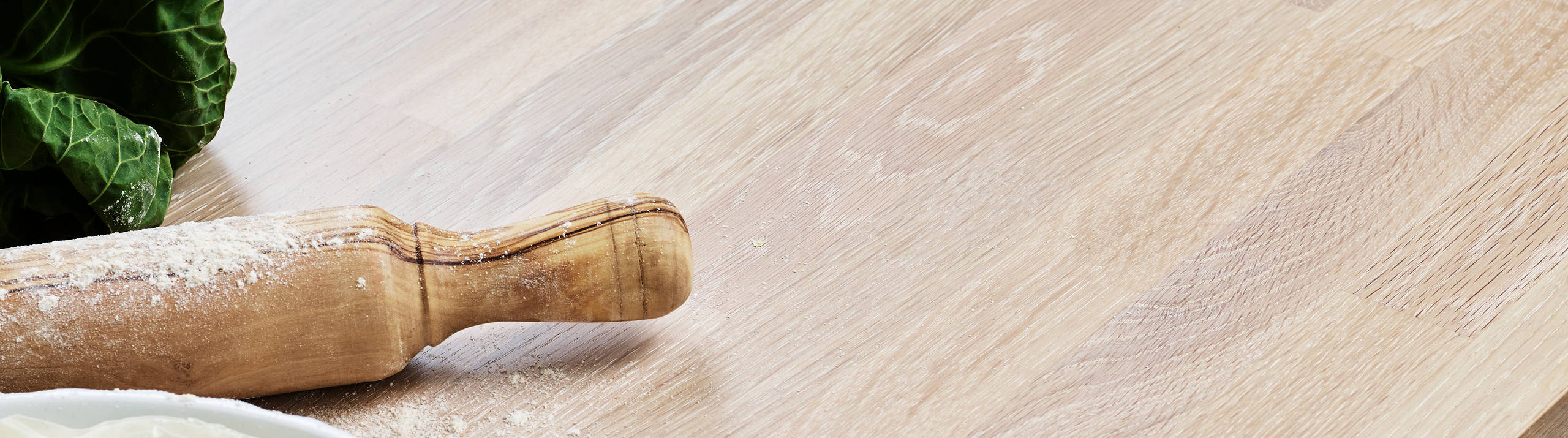 Marbodal - bänkskiva vitbetsad ek