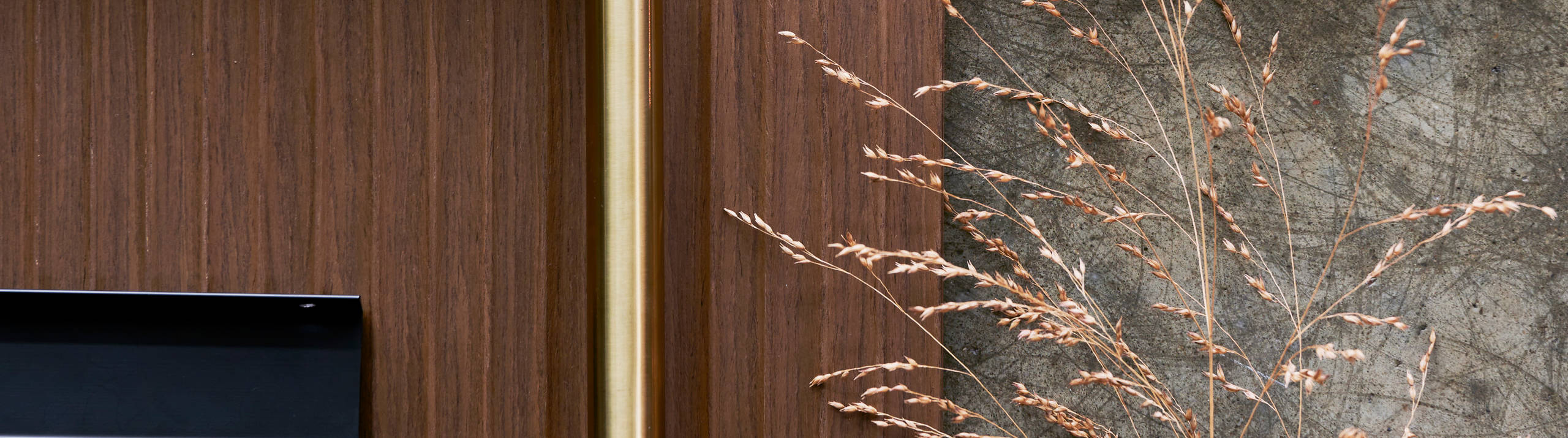 Moodboard køkken finer riflet front