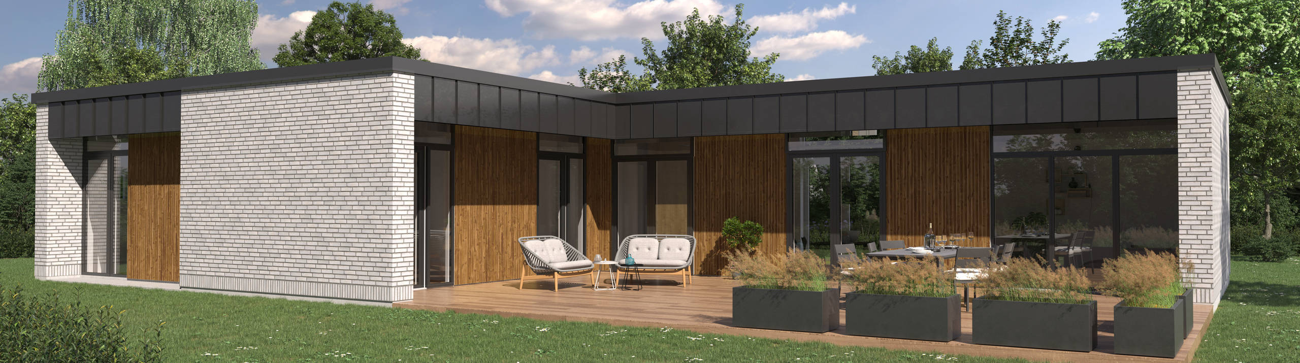 Arkitekttegnet villa i Aalborg