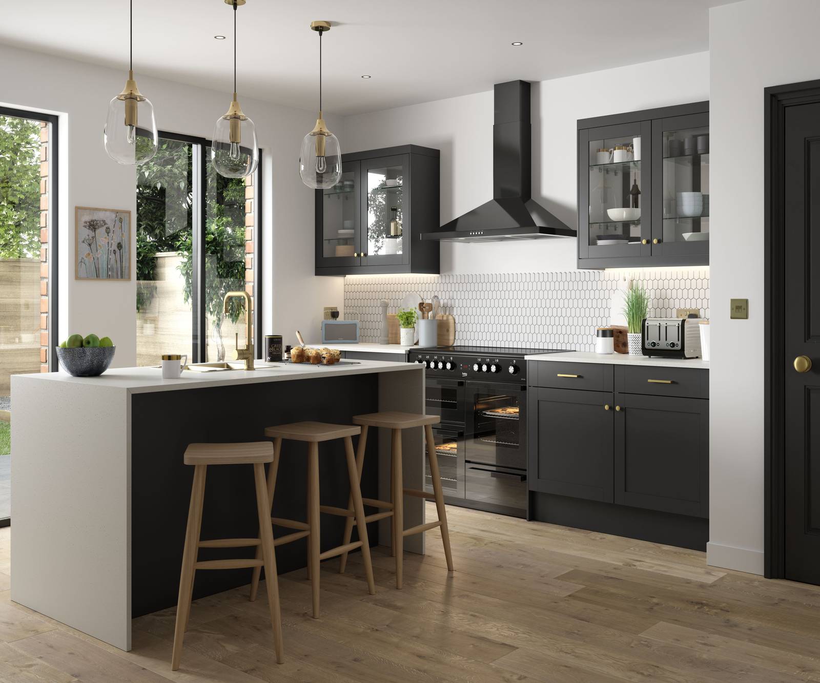 Tatton Kitchen by Magnet. A beautiful easy to use kitchen with traditional features with stylish modern touches.
