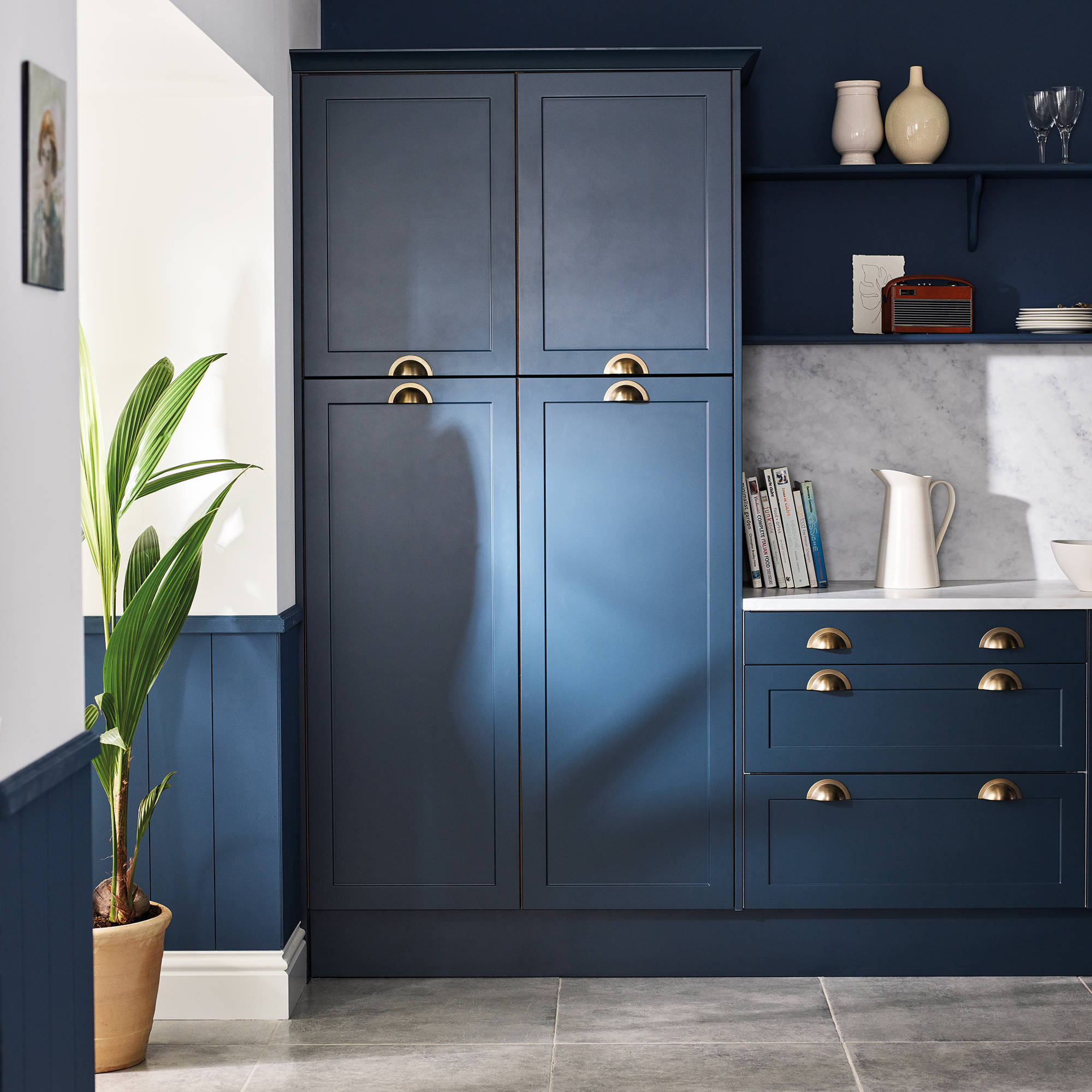 Dunham kitchen by Magnet. Smooth matt finish traditional or modern style available in over 20 colours.