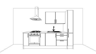 8 unit kitchen
